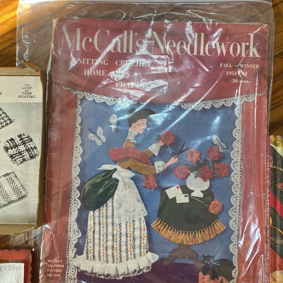 McCall’s vintage needlework knitting crocheting 1952. And more - Picture 2 of 5